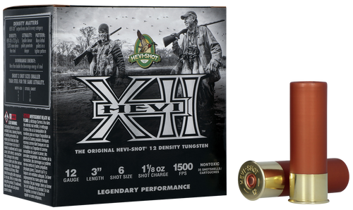 Hevi-Shot Hevi-XII 12 Gauge Ammo 3" 1-3/4 oz #6 Shot 25 Rounds